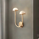 Mushroom Alabaster Wall Sconce