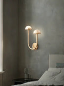 Mushroom Alabaster Wall Sconce