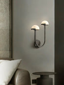 Mushroom Alabaster Wall Sconce