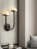 Mushroom Alabaster Wall Sconce