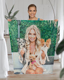 Snuggle Up with Memories: Creating a Custom Photo Collage Blanket for Your Family - A Picture Perfect Cover!