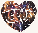 All We Need Is Love Heart Metal Art Sculpture