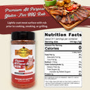 Premium All Purpose Gluten Free Keto Friendly BBQ Rub 8.6 oz