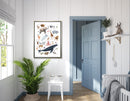 Animal Alphabet - Open Edition Canvas Print