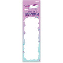 Always Be A Unicorn Magnetic List Notepad | Holds to Fridge with Strong Magnet | 9.5" x 2.75"