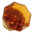 Glass Knob, Octagonal Shape