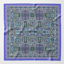 Ambra - Silk Scarf Shawl - Blueberry