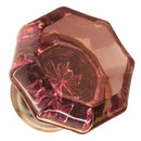 Glass Knob, Octagonal Shape