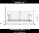 Amish Casual Stratford Porch Swing Bed in Dovetail Grey