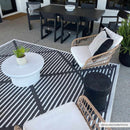 Anah 3D Black Outdoor Rug