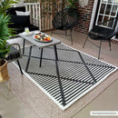 Anah 3D Black Outdoor Rug