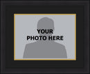 NHL Hockey Photo Picture Frame Kit - Anaheim Ducks (Black Matting, Gold Trim)