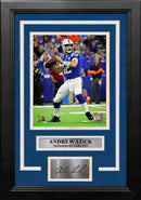 Andrew Luck in Action Indianapolis Colts 8" x 10" Framed Football Photo with Engraved Autograph
