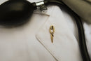 Aneurysm Clip Gold Lapel Pin