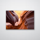 Antelope Canyon Print Metal Wall Art – Arizona Slot Canyon Scenic Wall Decor