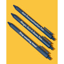 Anti-Procrastination Pen Set 💡 | Gel Click Pen Gift Set | 3 Pens in Navy