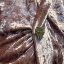 Antique Bronze Owl Safety Pin Brooch | Shawl Pin