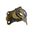 Brass Antique Trunk Knee Clamp Classic Design for Trunk Restoration, 1 7/8" x 1 1/2"