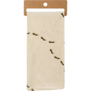 Antisocial Ant Pun Dish Cloth Towel | Cotten Linen Novelty Tea Towel | Embroidered Text | 18" x 28"