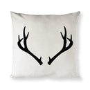 Deer Antler Christmas Holiday Pillow Cover
