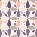 Purple and Beige Pattern Wallpaper