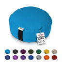 Zafu Meditation Cushion yoga pillow - Cotton & Organic Buckwheat Hull filling, Made in USA