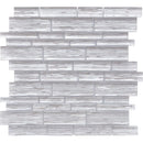 Aquatica altona coral cay multi-linear mosaic glass tile 12x12 AVEALTOCCMLMO top view