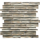 Aquatica altona hawks nest multi-linear mosaic glass tile 12x12 AVEALTOHNMLMO top view