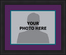 MLB Baseball Photo Picture Frame Kit - Arizona Diamondbacks (Purple Matting, Teal Trim)
