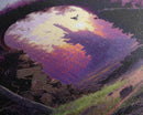 Portal to another world, purple fantasy art, watercolor, RPG concept art, framed canvas print