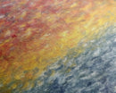 Abstract Ocean Horizon Wall Art, Colorful Abstract, Framed Abstract Print Art, Sunset, Sea, Vibrant Art, Panoramic, Wall Art, Canvas Print