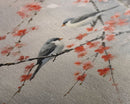 Cherry Blossom Tree, Japanese Wall Print, Bird Wall Art,  Asian Art, Canvas Print, Wall Art, Vertical Print, Country Home Decor, Office Art
