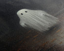 Cute Lil Boo, Ghost Print, Halloween Canvas Art, Framed Canvas Print, Funny Halloween Decor, Ghost Art, Victorian Goth Art