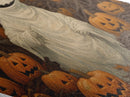 Fall Omens - Spooky Ghost In A Pumpkin Patch, Halloween Decor, Fall Art, Canvas Textured Print, Spooky Halloween Decor