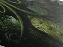 The Demon Cthulhu, Gothic Art, Canvas Textured Print, Halloween Decor, The Gentleman Cthulhu, Goth Art, Demonic Halloween Decor