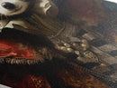 The Raccoon King, Canvas Textured Print Or Canvas, Victorian Animal Print Oil Painting, Funny Halloween Wall Art