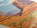 Canyonlands National Park Diamond Shaped Travel Print Canvas Art Print, Canvas Wall Art, Travel Gift, Utah Travel Art