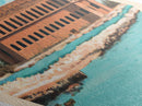 Dry Tortugas National Park Travel Poster Art Canvas Texture Print, Travel Decor Art, Midcentury Modern Retro Decor Florida Travel Art