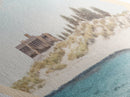 Dry Tortugas National Park Diamond Shaped Travel Poster Canvas Art Print, Canvas Wall Art, Travel Gift, Florida Landscape