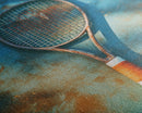 Tennis Racket, Tennis Wall Art, Sports Wall Art, Canvas Print, Wall Hanging, Portrait Art, Tennis Gifts, Preppy Wall Art, Bookshelf Decor