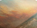 Moody Beach Seascape Painting Print, Wood Framed Wall Art, Canvas Art, Beach Painting, Beach at Sunset, Above Sofa Boho Wall Decor