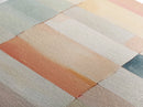 MCM Style Abstract Square, Framed Canvas Print, Mid-Century Modern Wall Art, Pastel Colors, Large Horizontal Wall Art Print