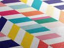 Pastel Chevrons Wall Art, Framed Canvas Print, Wood Framed Wall Art, Framed Wall Art, Gift Idea, Home Decor