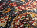 Italian Restaurant Wall Art, Retaurant Decor, Pizza Painting Canvas Print, Kitchen Wall Art, Kitchen Painting, Dining Room Decor