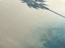 Abstract Palm Tree Nautical Oil Painting Canvas Print Ready To Hang