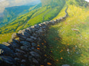 Hadrian's Wall Canvas Print, Roman Art, Framed Art, Roman Painting, England History Wall Art