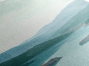 Misty River Landscape Canvas Print Smoky Mountain Art Coastal Wall Art Bedroom or Living Room Rustic Decor Panoramic Wall Piece