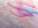Balloon Cluster Canvas Print | Whimsical Art, Light Pink and Blue Wall Art, Birthday Decor, Pastel Wall Art, Playroom Art, Living Room Decor