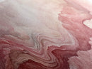 Pink Geode Framed Canvas Print, Light Pink Wall Art Above Bed Decor, Moody Abstract Artwork Gift Idea Minimalist Panoramic Painting