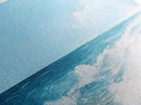 Ocean Beach Painting, seascape painting, coastal wall art, nautical decor, beach house art, panoramic painting, Canvas Print